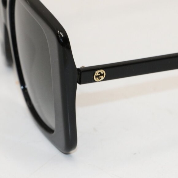 Gucci GG1314S 001 Gradient Sunglasses 55-19-140 - Shiny Black - Picture 15 of 15